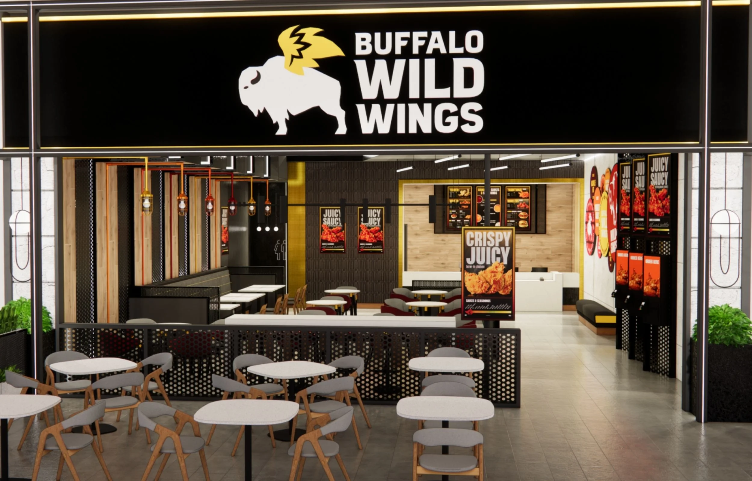 Buffalo Wild Wings and Jimmy John's Open Co-Branded Location in Florida